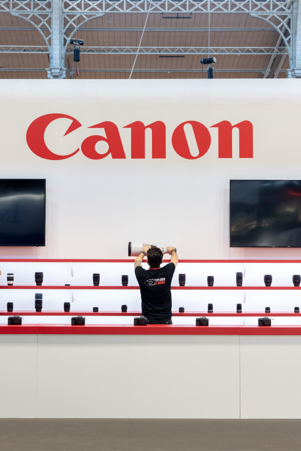 Canon est présent sur plusieurs salons professionnels dont le Salon de la Photo - © Canon