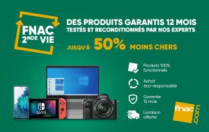 Fnac communicates in store about its second-hand offer.  - © Fnac
