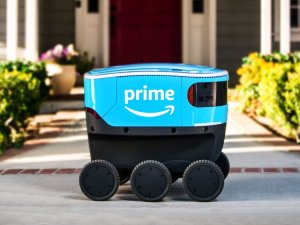 Amazon Scout est un projet de livraison par robot autonome. - © Amazon