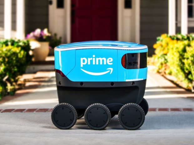Amazon Scout est un projet de livraison par robot autonome. - © Amazon