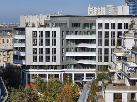 Le principal bâtiment tertiaire de 25 000 m² abritera le siège de CNP Assurances. - © Alexandre Foatelli/Républik Workplace