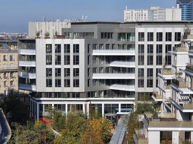 Le principal bâtiment tertiaire de 25 000 m² abritera le siège de CNP Assurances. - © Alexandre Foatelli/Républik Workplace