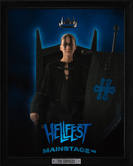 Les six œuvres NFT créées représentent chacune un personnage incarnant une des 6 scènes du Hellfest - © Billy / Hellfest