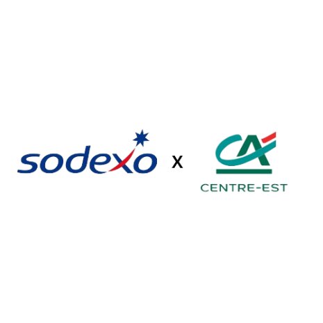 Logo Sodexo x Crédit agricole centre-est - © Sodexo x Crédit agricole centre-est